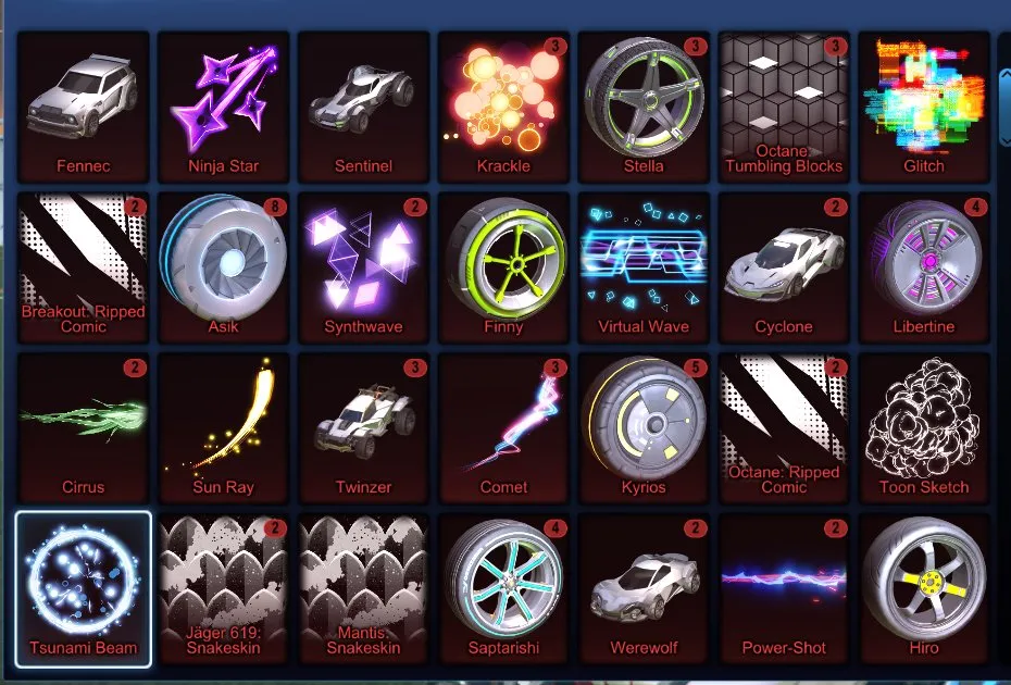 STOCK439 //Fennec, 68 Cars, 35 Black Market, Multiple Painted Bodies, Extensive Wheels Collection