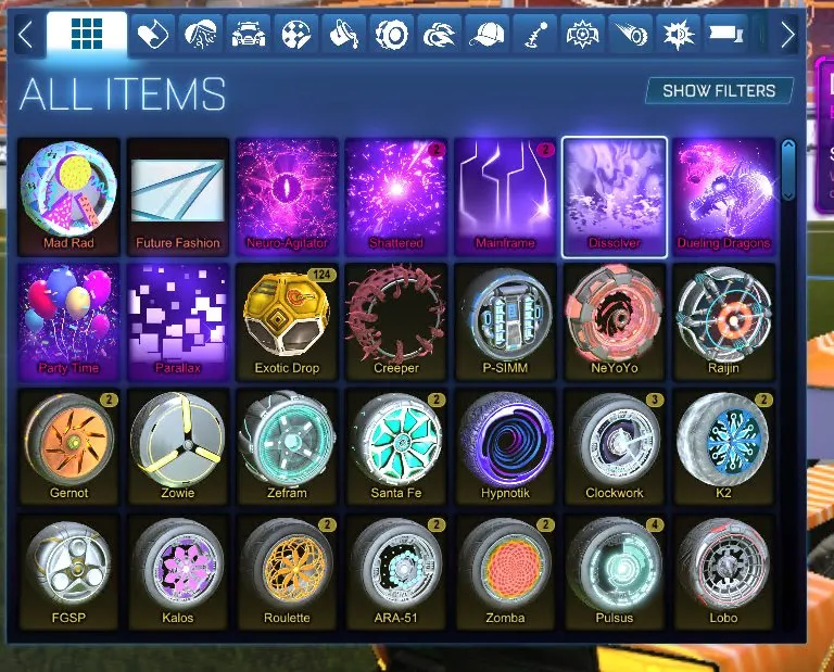 STOCK506 //Crimson, Orange, Pink and Purple Octane, Imperator DT5, Dominus, Endo, Dissolver, Mainframe, Shattered, Party Time, Parallax, Exotic Drop x124