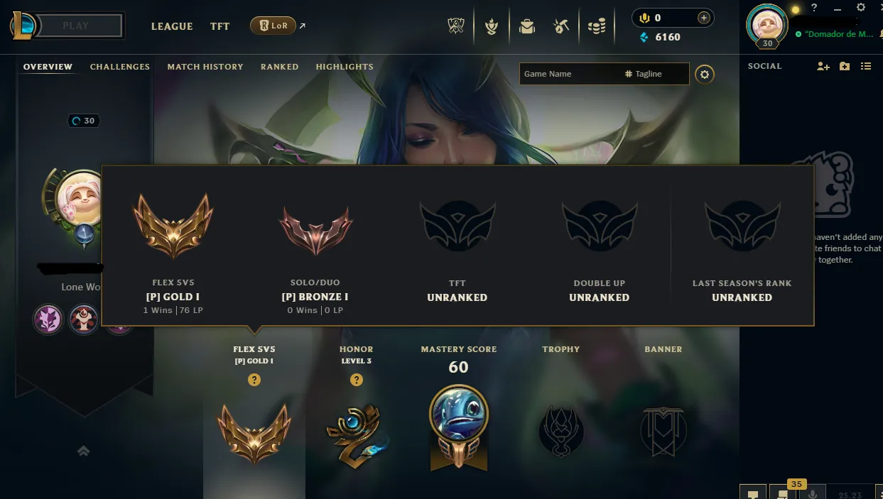 🤩【LAS】Bronze 1 ⚡HandLeveled ❄️Pulsefire Ezreal 💰+5K BE ✉️Full Acces