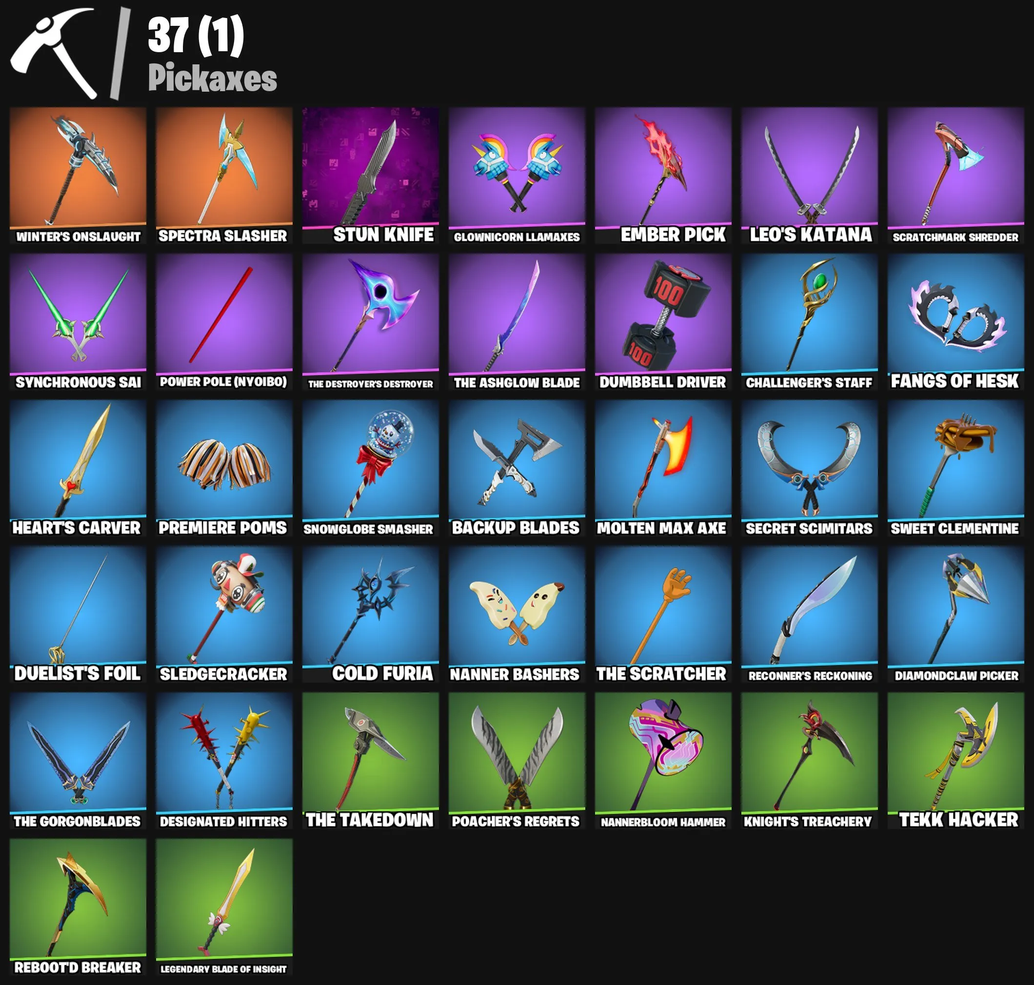 F1176 26 Skins Featuring Son Goku, Spectra Knight, Peter Griffin, Solid Snake, Leonardo, and More 