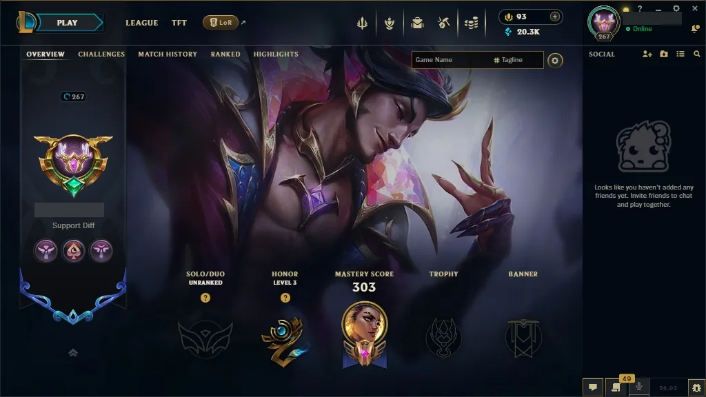 [EUW] ✅ 139 Champions  82 Skins  Level 267  20355 BE  93 RP  ⚡ Delivery in Minutes | League of Legends Account