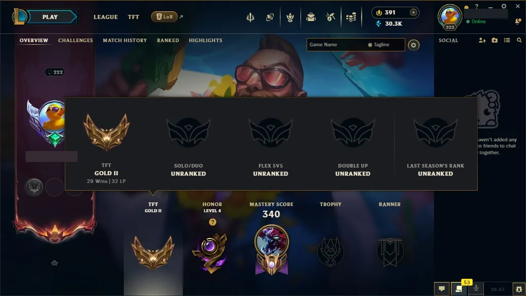 [EUW] ✔️ ALL Champions 易 95 Skins  Level 222  30348 BE  391 RP   Delivery in Minutes | League of Legends Account