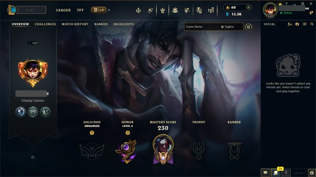 [Transferable][TR] ✅ Arcane Survivor Jayce ☑  70 Champions 👑 30 Skins 🎁 Level 127 🏅 15350 BE 🌀 60 RP 💰 🚀 Instant Delivery | Ranked LoL Account