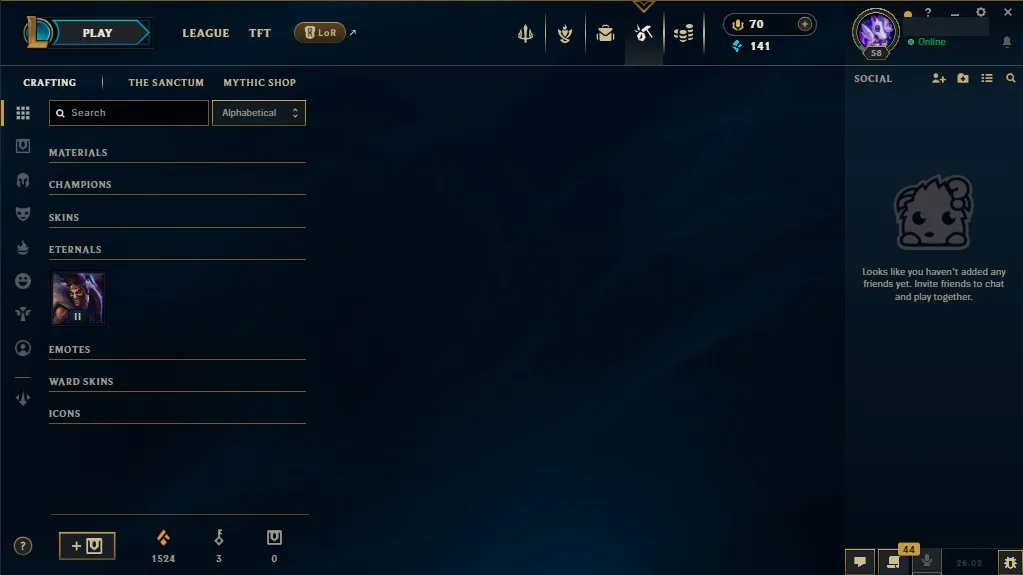 [EUNE] 🌟 Risen Legend Vayne 🔥 Prestige K/DA Kai'sa ⚡ T1 Jinx✔️ 112 Champions 🧠 29 Skins 💅 Level 58 🏅 141 BE 🔷 70 RP 🔰 🚀 Free Delivery | LoL Account for Sale