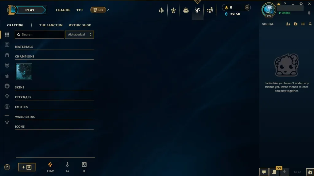 [EUW] 欄 136 Champions 易 34 Skins  Level 174 ⭐ 39555 BE   Fast Delivery | League Account with Skins