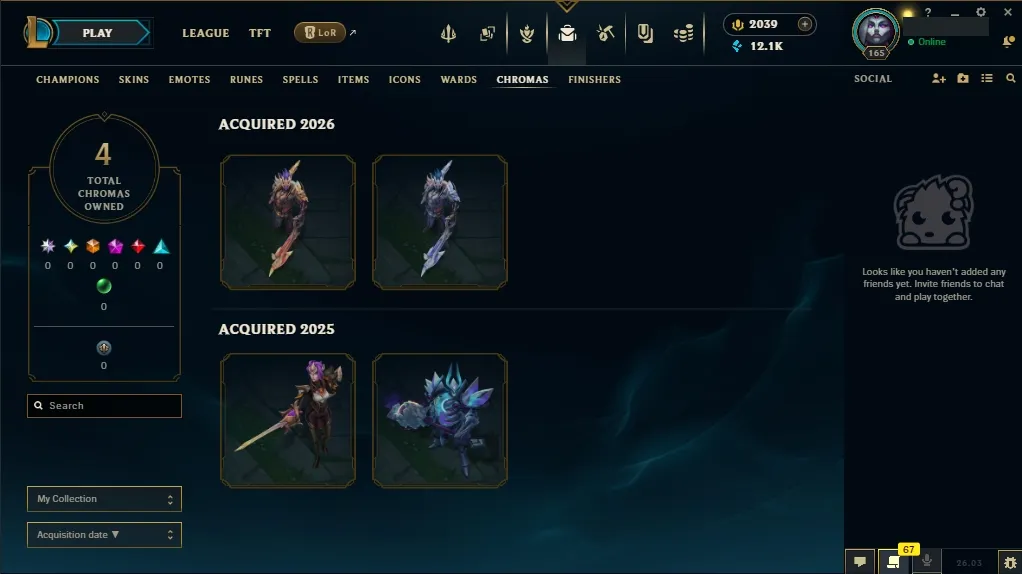 [EUW] ✅ 161 Champions ⚔️ 28 Skins  Level 165  12191 BE  2039 RP  ⚡ Quick Delivery | Ranked LoL Account
