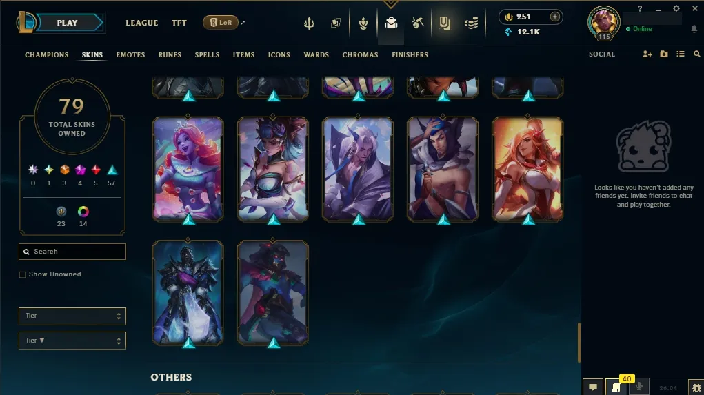 [🇺🇸 NA] 🐼🎭 ARCANE FRACTURED JINX 🌺🎑 ALL ARCANE SKINS 🎐⚔️ KABOOOOOM! FINISHER 🍋🧊 BREAKOUT TRUE DAMAGE EKKO 🌺💥 DARK COSMIC ERASURE JHIN 🎃🔥 127 Champions 🌌🦊 79 Skins 🛸💰 Level 115 🏹🍋 12141 BE 🍋🎑 251 RP 🏹🛡️ Delivery in Minutes 🍀🪐 LoL Acc