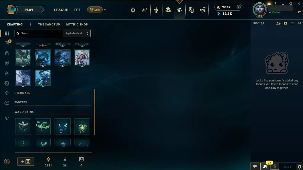 [EUW] ✅ 161 Champions ⚔️ 28 Skins  Level 165  12191 BE  2039 RP  ⚡ Quick Delivery | Ranked LoL Account