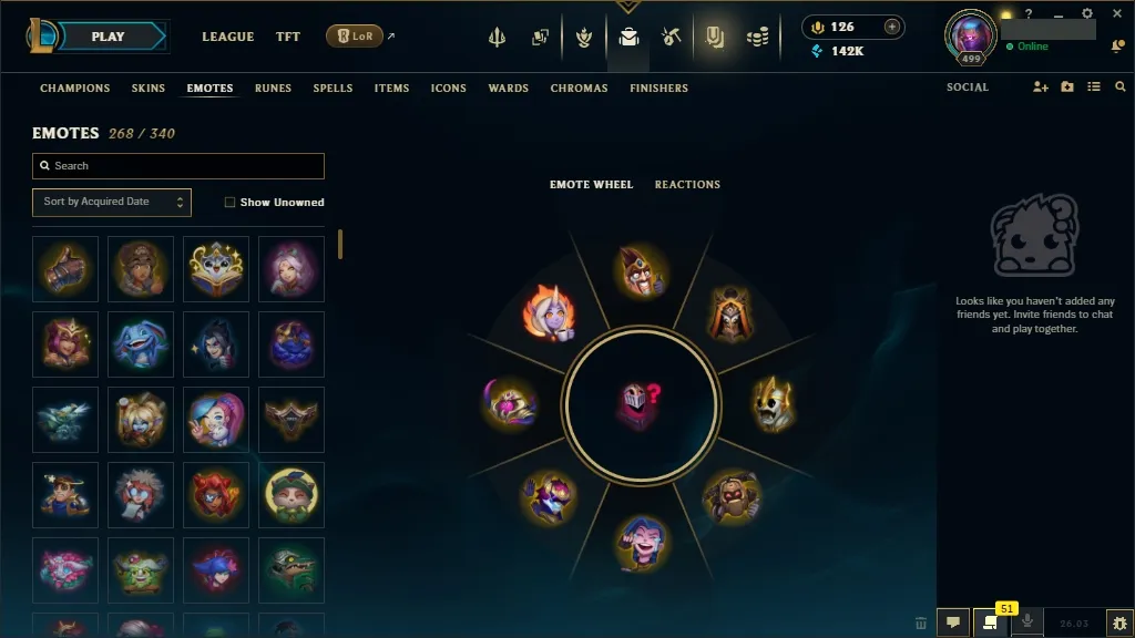 [NA]  ALL Champions  259 Skins  Level 499 ⭐ 142740 BE  126 RP   Fast Delivery | League of Legends Account