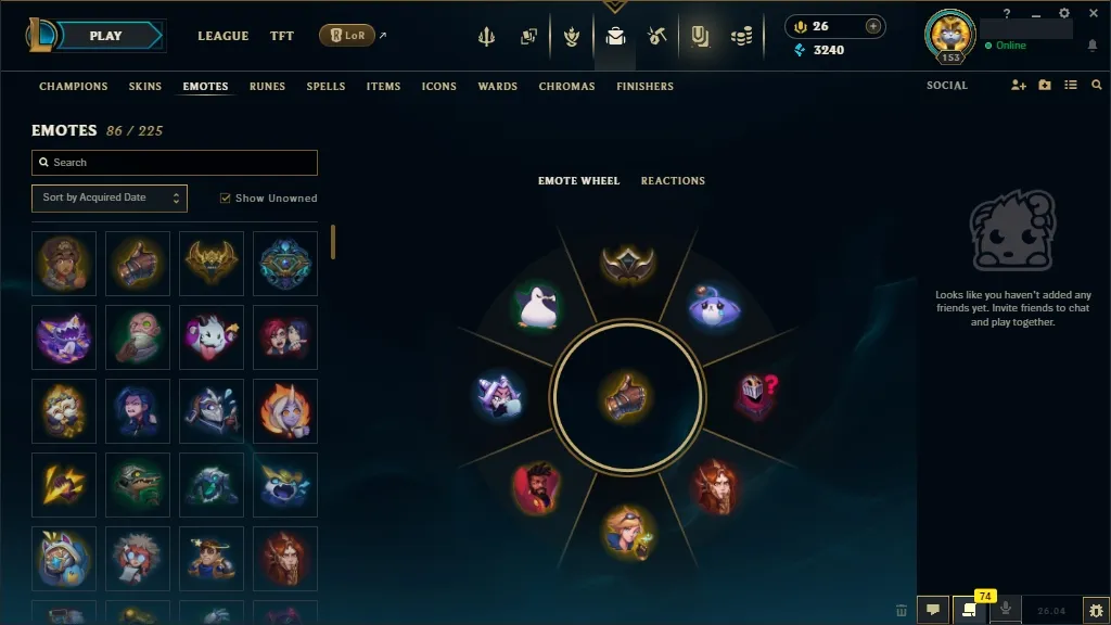 [🇪🇺 EUW] ⭐🌈 +380K MAIN AATROX 🎃🕹️ PRIMORDIAN / PRESTIGE BLOOD MOON AATROX 🍭👑 PRESTIGE ETERNAL ASPECT ZOE 🐸🏆 RISEN LEGEND LEBLANC/VAYNE 🐸🎐 148 Champions 🐸🪐 83 Skins 🌺⚡ Level 153 🧧📀 3240 BE 🌺🧧 26 RP 🌸🌈 Fast Delivery 🧿🎭 LoL Acc