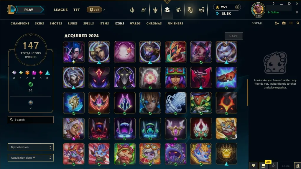 [🇺🇸 NA] 🐼🎭 ARCANE FRACTURED JINX 🌺🎑 ALL ARCANE SKINS 🎐⚔️ KABOOOOOM! FINISHER 🍋🧊 BREAKOUT TRUE DAMAGE EKKO 🌺💥 DARK COSMIC ERASURE JHIN 🎃🔥 127 Champions 🌌🦊 79 Skins 🛸💰 Level 115 🏹🍋 12141 BE 🍋🎑 251 RP 🏹🛡️ Delivery in Minutes 🍀🪐 LoL Acc