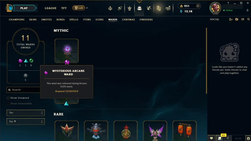 [🇺🇸 NA] 🐼🎭 ARCANE FRACTURED JINX 🌺🎑 ALL ARCANE SKINS 🎐⚔️ KABOOOOOM! FINISHER 🍋🧊 BREAKOUT TRUE DAMAGE EKKO 🌺💥 DARK COSMIC ERASURE JHIN 🎃🔥 127 Champions 🌌🦊 79 Skins 🛸💰 Level 115 🏹🍋 12141 BE 🍋🎑 251 RP 🏹🛡️ Delivery in Minutes 🍀🪐 LoL Acc