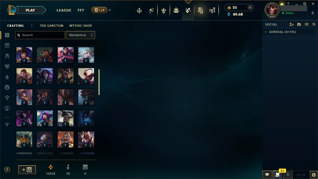 [EUW] ✨🍀 +3 Million DARIUS TOPLANE MAIN 🍟🎃 DJ SONA ☠️🐻 SPIRIT BLOSSOM SORAKA ☑️ ALL Champions 🧠 40 Skins ✨ Level 459 🎖️ 89617 BE 🔷 25 RP 💵 📦 Quick Delivery | LoL Account for Sale