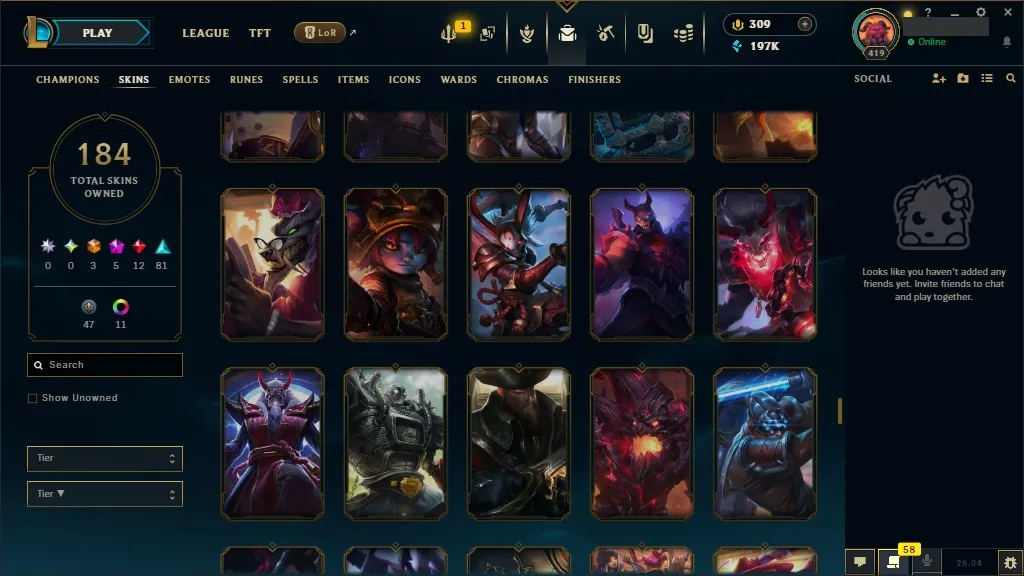 [🇪🇺 EUW] 🥧🩳 +744k Udyr Top Main 👘🔥 ASHEN KNIGHT PYKE 😀🥋 HEXTECH SWAIN 🐯🏄 PRESTIGE PROJECT IRELIA 🥔🍏 ELEMENTALIST LUX 🌮🗡️ DJ SONA 😄🦅 ALL Champions 🧘🌋 184 Skins 🧜👘 Level 419 🧥🥪 197316 BE 🍉🚘 309 RP 🌙🐗 Fast Delivery 🚔👕 LoL Acc