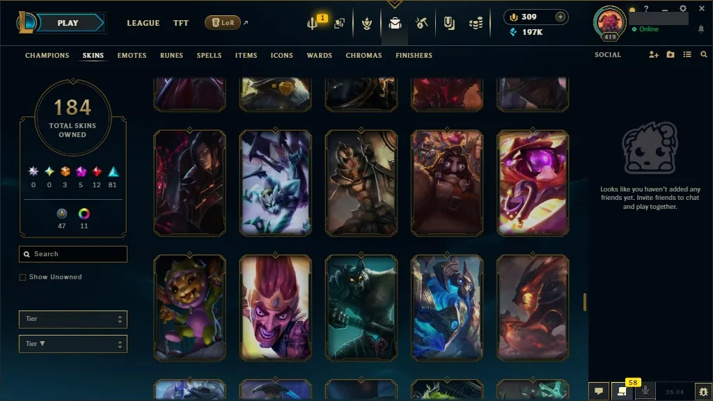 [🇪🇺 EUW] 🥧🩳 +744k Udyr Top Main 👘🔥 ASHEN KNIGHT PYKE 😀🥋 HEXTECH SWAIN 🐯🏄 PRESTIGE PROJECT IRELIA 🥔🍏 ELEMENTALIST LUX 🌮🗡️ DJ SONA 😄🦅 ALL Champions 🧘🌋 184 Skins 🧜👘 Level 419 🧥🥪 197316 BE 🍉🚘 309 RP 🌙🐗 Fast Delivery 🚔👕 LoL Acc