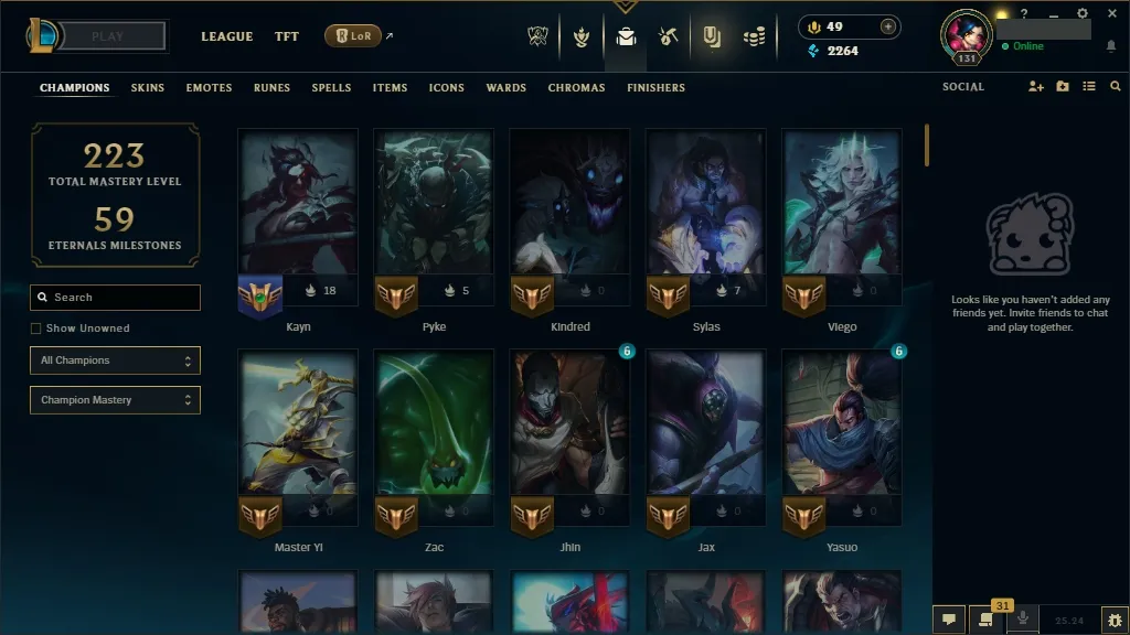 🎄 [EUW]  LoL Account 🌟 Lv131 ⭐ 125 Champs 🏆 57 Skins 💎  Instant Delivery ⚡