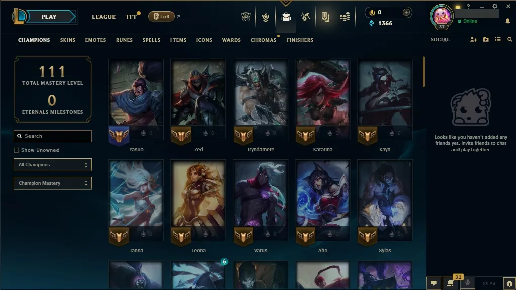 💎 EUW Plat IV Account | 📈 52% WR | 🟡 Lv37 | 🧙‍♂️ 82 Champions | 💠 11 Skins | 🔵 1366 BE | 📧 Full Email Access | ♾️ Lifetime Ownership