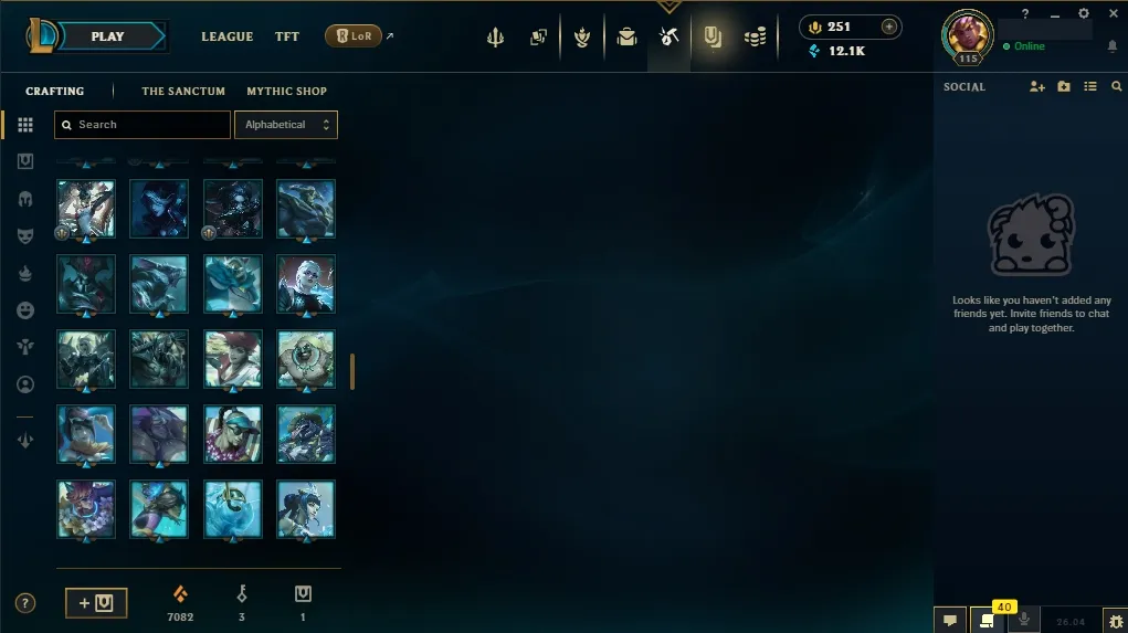 [🇺🇸 NA] 🐼🎭 ARCANE FRACTURED JINX 🌺🎑 ALL ARCANE SKINS 🎐⚔️ KABOOOOOM! FINISHER 🍋🧊 BREAKOUT TRUE DAMAGE EKKO 🌺💥 DARK COSMIC ERASURE JHIN 🎃🔥 127 Champions 🌌🦊 79 Skins 🛸💰 Level 115 🏹🍋 12141 BE 🍋🎑 251 RP 🏹🛡️ Delivery in Minutes 🍀🪐 LoL Acc