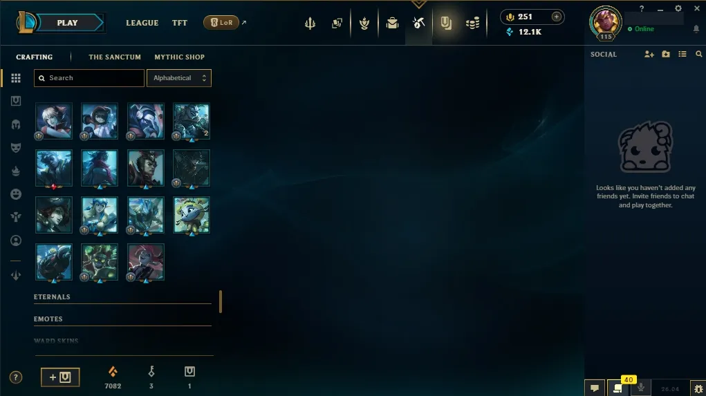 [🇺🇸 NA] 🐼🎭 ARCANE FRACTURED JINX 🌺🎑 ALL ARCANE SKINS 🎐⚔️ KABOOOOOM! FINISHER 🍋🧊 BREAKOUT TRUE DAMAGE EKKO 🌺💥 DARK COSMIC ERASURE JHIN 🎃🔥 127 Champions 🌌🦊 79 Skins 🛸💰 Level 115 🏹🍋 12141 BE 🍋🎑 251 RP 🏹🛡️ Delivery in Minutes 🍀🪐 LoL Acc