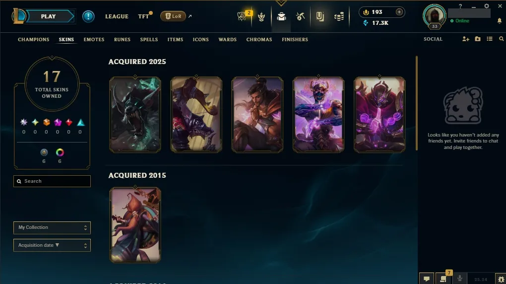 🇺🇸 NA 🔥 102 Champions 🌟 17 Skins 🌐 Level 33 💰 17312 BE ♾️ Lifetime Ownership | 📧 Full Email Access | 👑 Premium Riot Account #0490