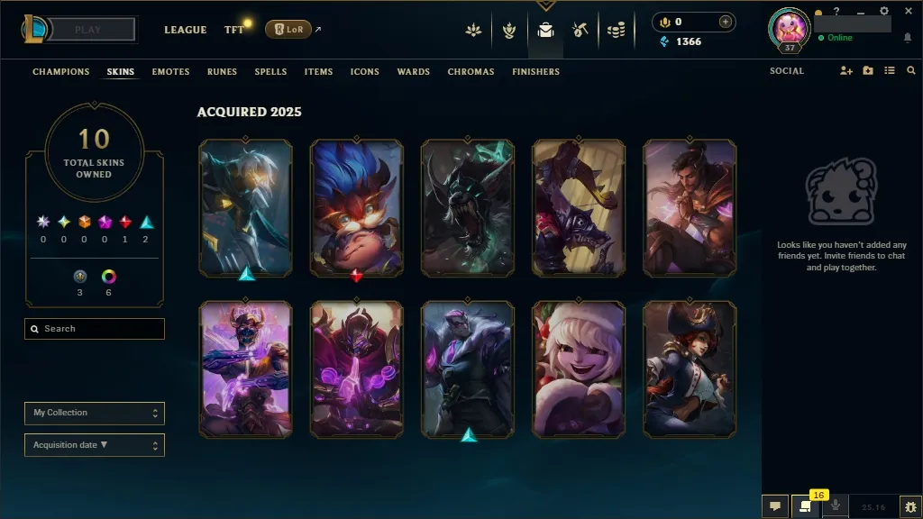 💎EUW ✅Plat 4 ⸱ 52% wr 👑Champions:81 🤩 Skins: 10 ⚡ LV: 37 ♾️ Lifetime Ownership 📧 Full Email Access 👑 High Quality Riot Account #0507