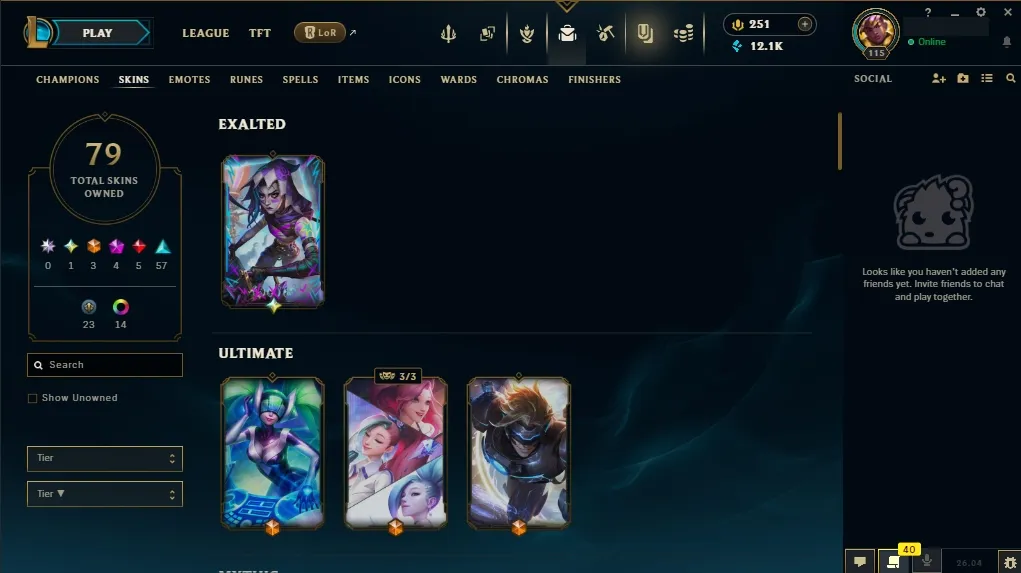 [🇺🇸 NA] 🐼🎭 ARCANE FRACTURED JINX 🌺🎑 ALL ARCANE SKINS 🎐⚔️ KABOOOOOM! FINISHER 🍋🧊 BREAKOUT TRUE DAMAGE EKKO 🌺💥 DARK COSMIC ERASURE JHIN 🎃🔥 127 Champions 🌌🦊 79 Skins 🛸💰 Level 115 🏹🍋 12141 BE 🍋🎑 251 RP 🏹🛡️ Delivery in Minutes 🍀🪐 LoL Acc