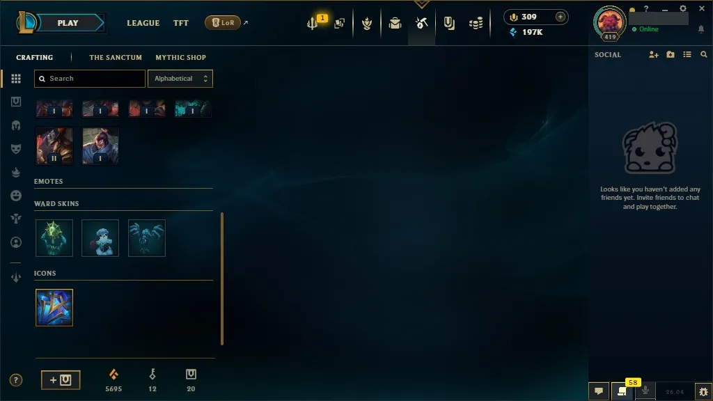 [🇪🇺 EUW] 🥧🩳 +744k Udyr Top Main 👘🔥 ASHEN KNIGHT PYKE 😀🥋 HEXTECH SWAIN 🐯🏄 PRESTIGE PROJECT IRELIA 🥔🍏 ELEMENTALIST LUX 🌮🗡️ DJ SONA 😄🦅 ALL Champions 🧘🌋 184 Skins 🧜👘 Level 419 🧥🥪 197316 BE 🍉🚘 309 RP 🌙🐗 Fast Delivery 🚔👕 LoL Acc