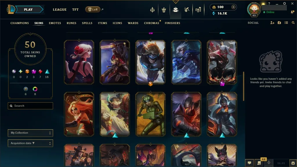[EUW] Prestige HEARTSTEEL Yone 🔥 Risen legend Vayne 🟢 High noon Yone 🆗 92 Champions 🧠 50 Skins 🎁 Level 45 📶 16185 BE 🔷 100 RP 🔰 ⚡ Fast Delivery | League of Legends Account