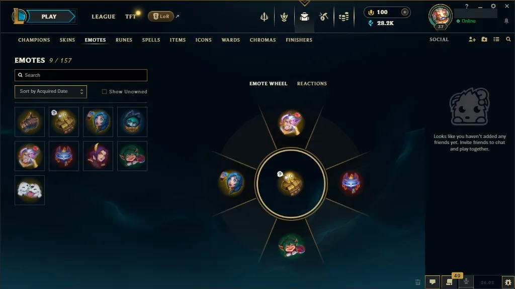 [NA]  30 Champions  3 Skins ✨ Level 37 ⭐ 28270 BE  100 RP  ⚡ Free Delivery | LoL Account for Sale