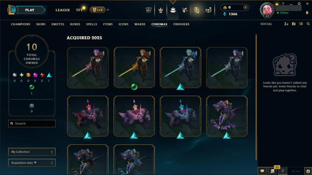 💎 EUW Plat IV Account | 📈 52% WR | 🟡 Lv37 | 🧙‍♂️ 82 Champions | 💠 11 Skins | 🔵 1366 BE | 📧 Full Email Access | ♾️ Lifetime Ownership