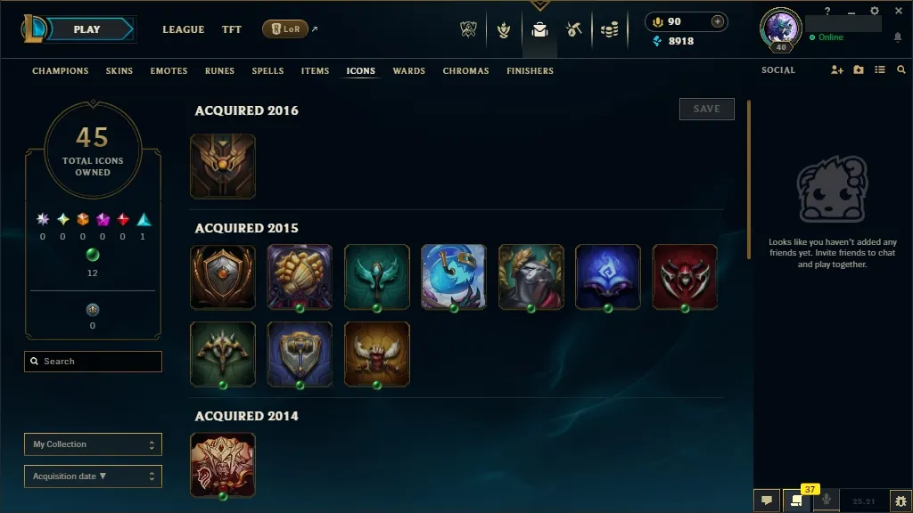 💎EUW 👑Champions:42 🤩 Skins: 7 ⚡ LV: 40 ♾️ Lifetime Ownership 📧 Full Email Access 👑 High Quality Riot Account