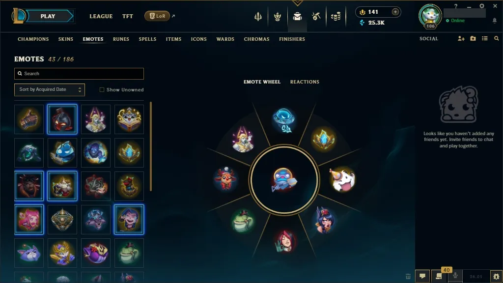 [EUW]⚜ 111 Champions  49 Skins ⭐ Level 106  25396 BE ⚡ Free Fast Delivery