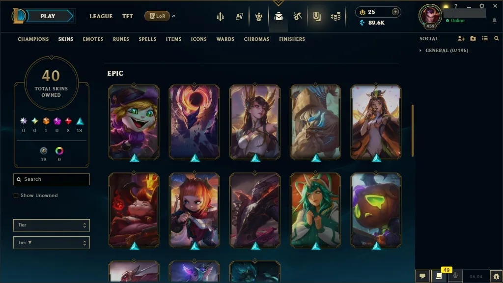 [EUW] ✨🍀 +3 Million DARIUS TOPLANE MAIN 🍟🎃 DJ SONA ☠️🐻 SPIRIT BLOSSOM SORAKA ☑️ ALL Champions 🧠 40 Skins ✨ Level 459 🎖️ 89617 BE 🔷 25 RP 💵 📦 Quick Delivery | LoL Account for Sale