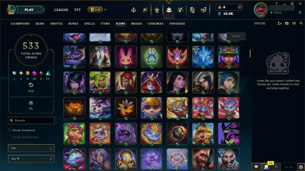 🚨 [EUW] ⚜ ULTRA RARE LoL Account 🔥 ALL Arcane 💎 + T1 Worlds 2023/24 🏆 + ✨ Spirit Blossom🏆 356 Premium Skins 😎 ALL Champs 🔼 Lvl 689 🔵 +50K BE 🏁 Instant Delivery
