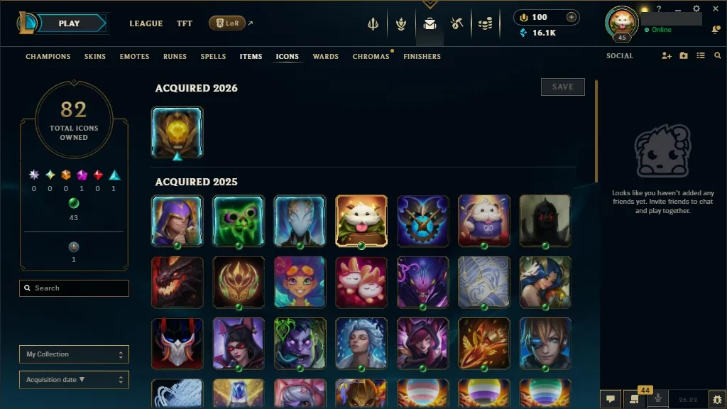 [EUW] Prestige HEARTSTEEL Yone 🔥 Risen legend Vayne 🟢 High noon Yone 🆗 92 Champions 🧠 50 Skins 🎁 Level 45 📶 16185 BE 🔷 100 RP 🔰 ⚡ Fast Delivery | League of Legends Account