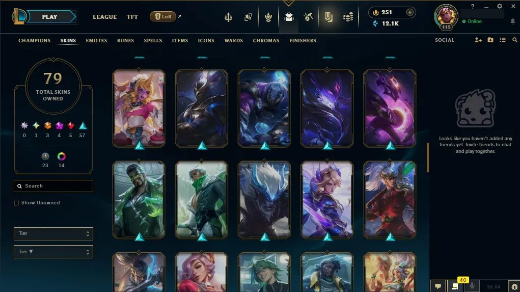 [🇺🇸 NA] 🐼🎭 ARCANE FRACTURED JINX 🌺🎑 ALL ARCANE SKINS 🎐⚔️ KABOOOOOM! FINISHER 🍋🧊 BREAKOUT TRUE DAMAGE EKKO 🌺💥 DARK COSMIC ERASURE JHIN 🎃🔥 127 Champions 🌌🦊 79 Skins 🛸💰 Level 115 🏹🍋 12141 BE 🍋🎑 251 RP 🏹🛡️ Delivery in Minutes 🍀🪐 LoL Acc