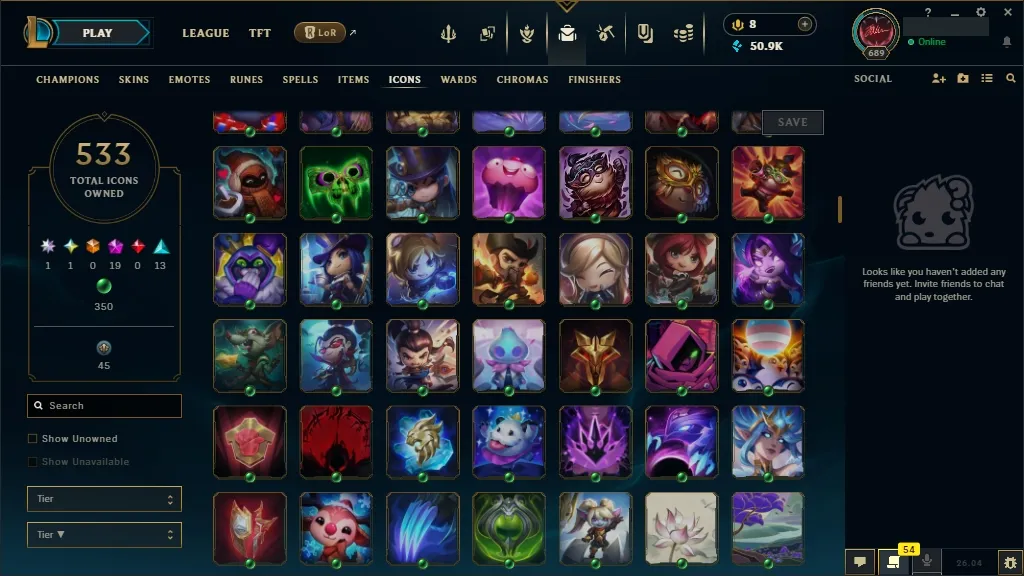 🚨 [EUW] ⚜ ULTRA RARE LoL Account 🔥 ALL Arcane 💎 + T1 Worlds 2023/24 🏆 + ✨ Spirit Blossom🏆 356 Premium Skins 😎 ALL Champs 🔼 Lvl 689 🔵 +50K BE 🏁 Instant Delivery