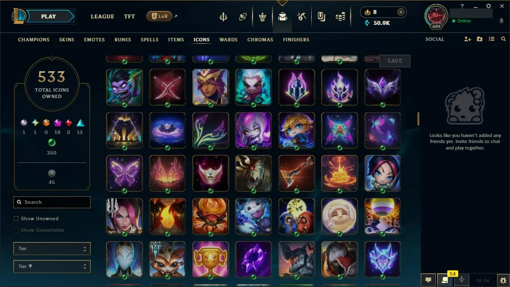 🚨 [EUW] ⚜ ULTRA RARE LoL Account 🔥 ALL Arcane 💎 + T1 Worlds 2023/24 🏆 + ✨ Spirit Blossom🏆 356 Premium Skins 😎 ALL Champs 🔼 Lvl 689 🔵 +50K BE 🏁 Instant Delivery