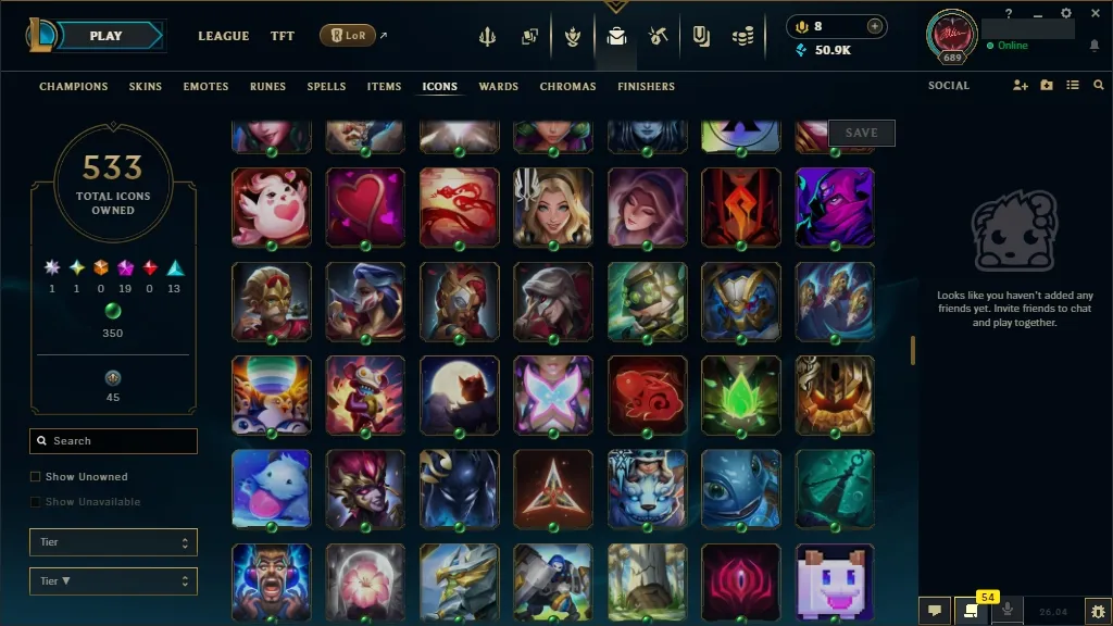 🚨 [EUW] ⚜ ULTRA RARE LoL Account 🔥 ALL Arcane 💎 + T1 Worlds 2023/24 🏆 + ✨ Spirit Blossom🏆 356 Premium Skins 😎 ALL Champs 🔼 Lvl 689 🔵 +50K BE 🏁 Instant Delivery