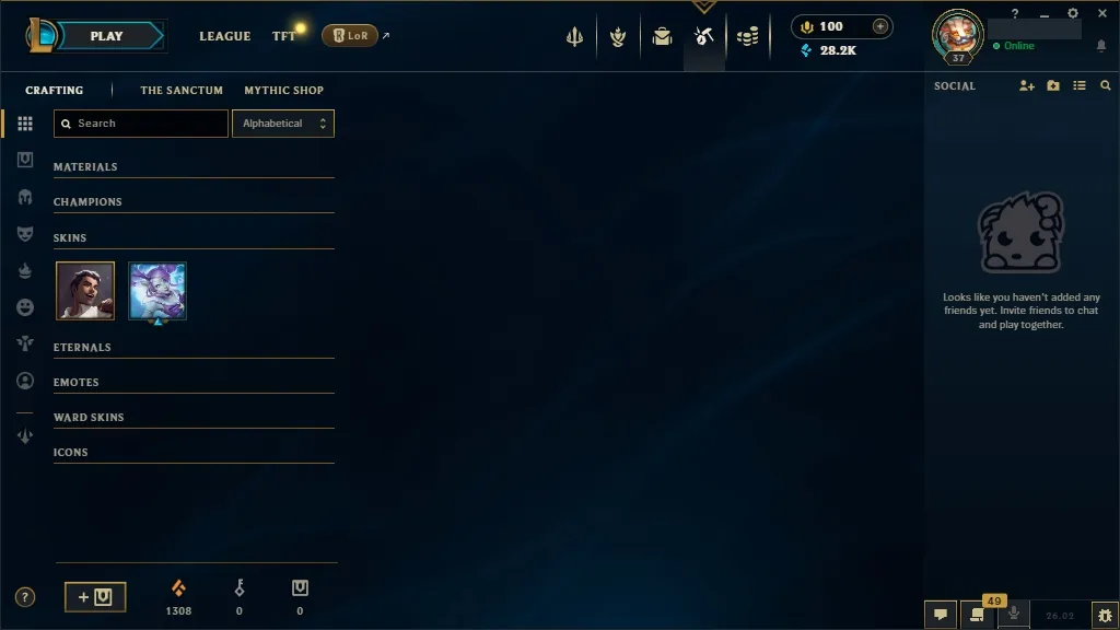 [NA]  30 Champions  3 Skins ✨ Level 37 ⭐ 28270 BE  100 RP  ⚡ Free Delivery | LoL Account for Sale