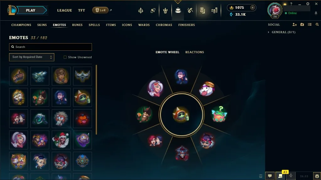 [NA]  61 Champions  31 Skins  Level 74  33115 BE  1075 RP   Delivery in Minutes | League Account with Skins