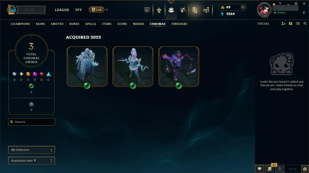 🎄 [EUW]  LoL Account 🌟 Lv131 ⭐ 125 Champs 🏆 57 Skins 💎  Instant Delivery ⚡