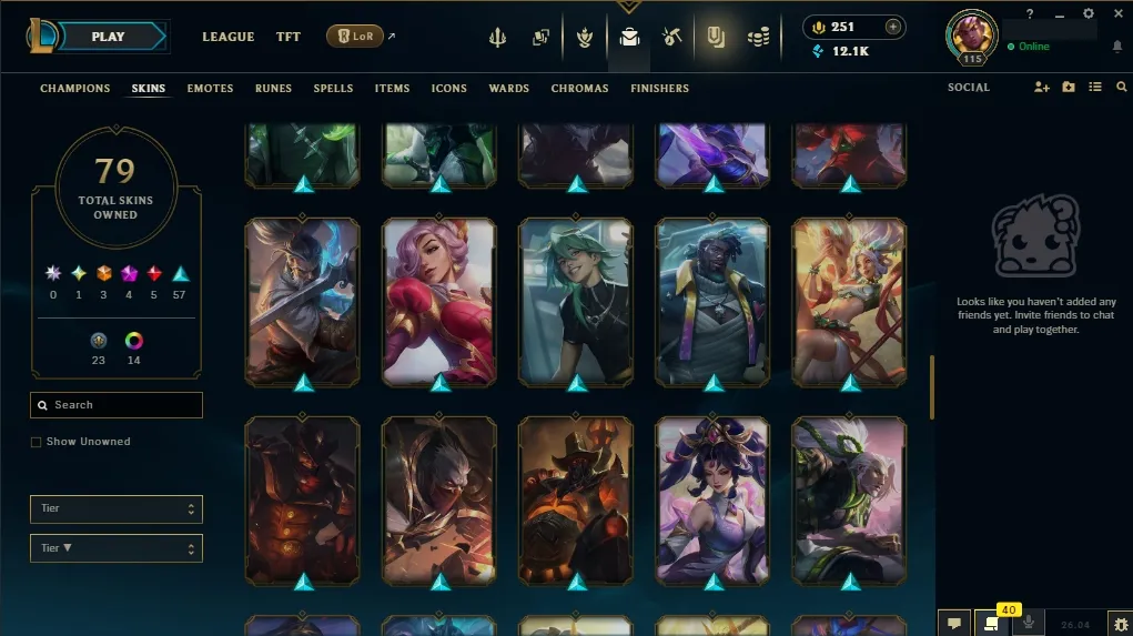 [🇺🇸 NA] 🐼🎭 ARCANE FRACTURED JINX 🌺🎑 ALL ARCANE SKINS 🎐⚔️ KABOOOOOM! FINISHER 🍋🧊 BREAKOUT TRUE DAMAGE EKKO 🌺💥 DARK COSMIC ERASURE JHIN 🎃🔥 127 Champions 🌌🦊 79 Skins 🛸💰 Level 115 🏹🍋 12141 BE 🍋🎑 251 RP 🏹🛡️ Delivery in Minutes 🍀🪐 LoL Acc