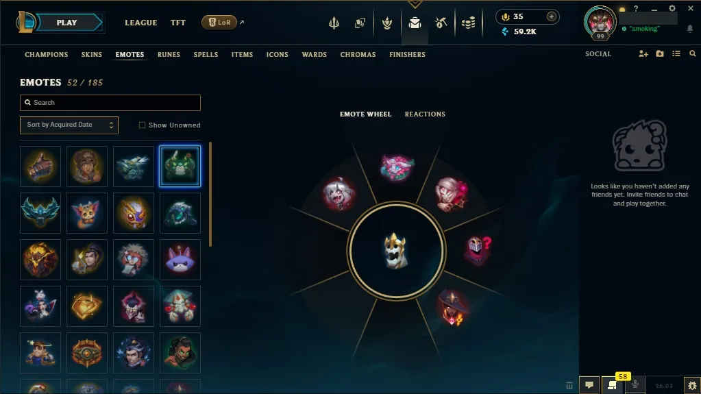 [EUW] 欄 96 Champions 易 46 Skins  Level 99  59293 BE  35 RP  ⚡ Quick Delivery | LoL Account for Sale