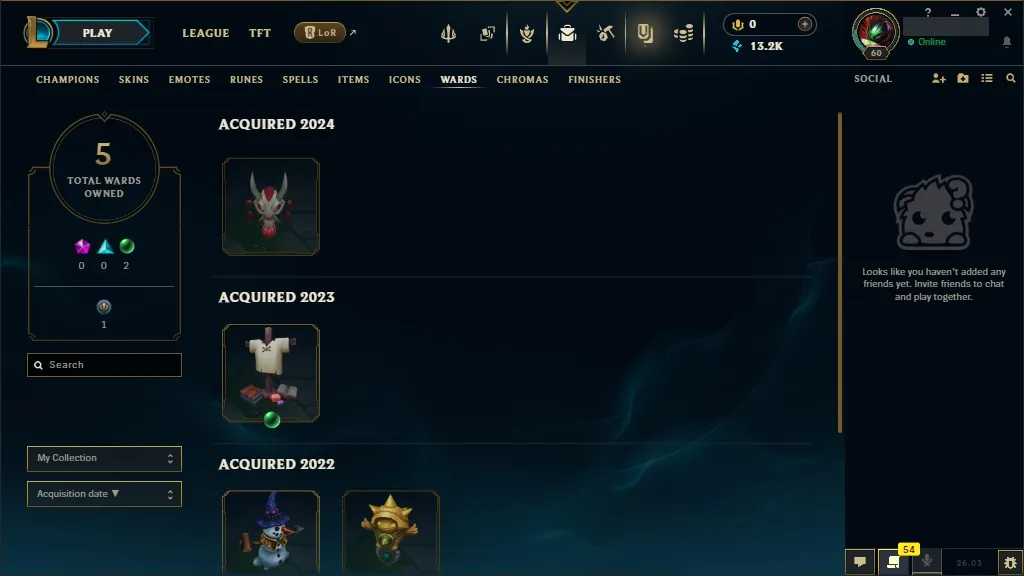 [EUW] 欄 57 Champions  16 Skins  Level 60  13246 BE   Instant Delivery | League Account with Skins