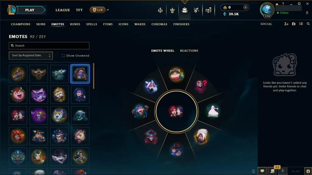 [EUW] 欄 136 Champions 易 34 Skins  Level 174 ⭐ 39555 BE   Fast Delivery | League Account with Skins