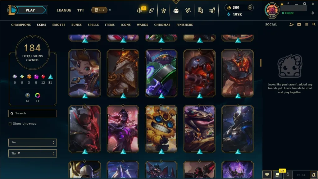 [🇪🇺 EUW] 🥧🩳 +744k Udyr Top Main 👘🔥 ASHEN KNIGHT PYKE 😀🥋 HEXTECH SWAIN 🐯🏄 PRESTIGE PROJECT IRELIA 🥔🍏 ELEMENTALIST LUX 🌮🗡️ DJ SONA 😄🦅 ALL Champions 🧘🌋 184 Skins 🧜👘 Level 419 🧥🥪 197316 BE 🍉🚘 309 RP 🌙🐗 Fast Delivery 🚔👕 LoL Acc