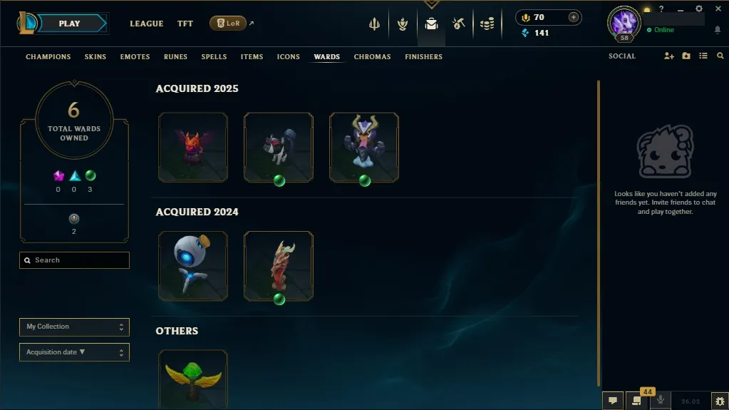 [EUNE] 🌟 Risen Legend Vayne 🔥 Prestige K/DA Kai'sa ⚡ T1 Jinx✔️ 112 Champions 🧠 29 Skins 💅 Level 58 🏅 141 BE 🔷 70 RP 🔰 🚀 Free Delivery | LoL Account for Sale