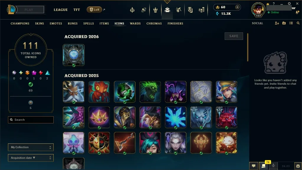 [Transferable][TR] ✅ Arcane Survivor Jayce ☑  70 Champions 👑 30 Skins 🎁 Level 127 🏅 15350 BE 🌀 60 RP 💰 🚀 Instant Delivery | Ranked LoL Account