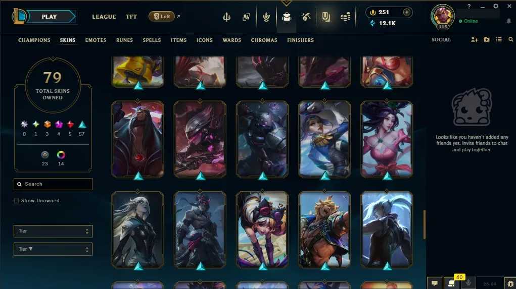 [🇺🇸 NA] 🐼🎭 ARCANE FRACTURED JINX 🌺🎑 ALL ARCANE SKINS 🎐⚔️ KABOOOOOM! FINISHER 🍋🧊 BREAKOUT TRUE DAMAGE EKKO 🌺💥 DARK COSMIC ERASURE JHIN 🎃🔥 127 Champions 🌌🦊 79 Skins 🛸💰 Level 115 🏹🍋 12141 BE 🍋🎑 251 RP 🏹🛡️ Delivery in Minutes 🍀🪐 LoL Acc